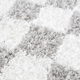 Atira Gray Checkered Area Rug - Ornate Home