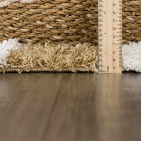 Atira Mustard Checkered Area Rug - Ornate Home