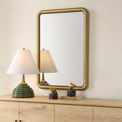 Atkinson Brass Modern Mirror - Ornate Home