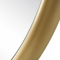 Atkinson Brass Modern Round Mirror - Ornate Home