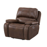 Atlantis Heritage Brown 3-Piece Living Room Set - Ornate Home
