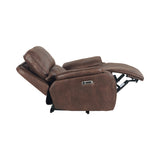 Atlantis Heritage Brown Power Motion Recliner with Power Head Recliner - Ornate Home