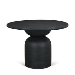 Atlas Black 42" Round Pedestal Dining Table