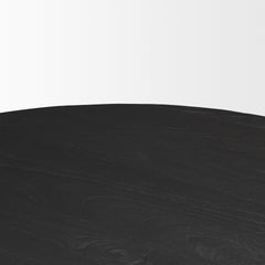 Atlas Black 42" Round Pedestal Dining Table