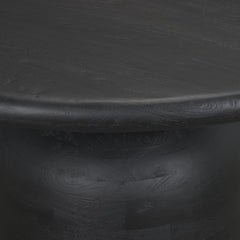 Atlas Black 42" Round Pedestal Dining Table