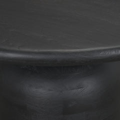 Atlas Black 60" Round Pedestal Dining Table