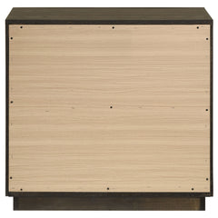 Atlas Dark Oak 2-drawer Bedroom Nightstand Bedside Table - Ornate Home