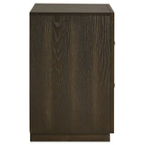 Atlas Dark Oak 2-drawer Bedroom Nightstand Bedside Table - Ornate Home