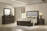 Atlas Dark Oak 4-piece Eastern King Bedroom Set - Ornate Home