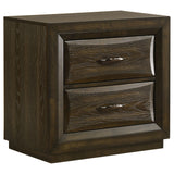 Atlas Dark Oak 4-piece Eastern King Bedroom Set - Ornate Home