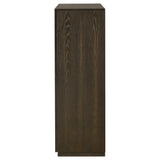 Atlas Dark Oak 5-drawer Bedroom Chest of Drawers - Ornate Home