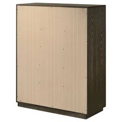Atlas Dark Oak 5-drawer Bedroom Chest of Drawers - Ornate Home