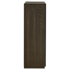 Atlas Dark Oak 5-drawer Bedroom Chest of Drawers - Ornate Home