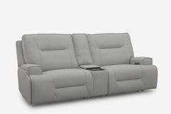 Atlas Fog Zero Gravity Power Reclining Sofa w/ Fridge - Ornate Home