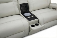 Atlas Fog Zero Gravity Power Reclining Sofa w/ Fridge - Ornate Home