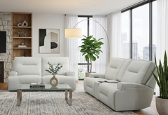 Atlas Fog 2-Piece Power Reclining Sofa Set - Ornate Home