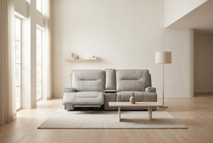 Atlas Fog 2-Piece Power Reclining Sofa Set - Ornate Home