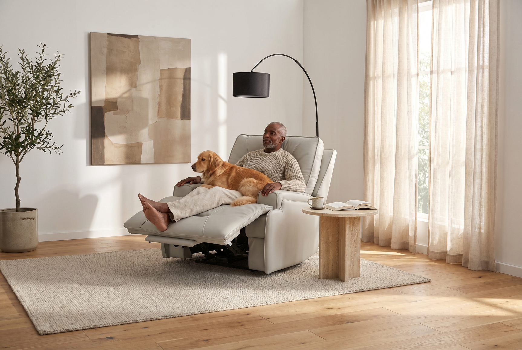 Atlas Fog Zero Gravity Power Recliner - Ornate Home