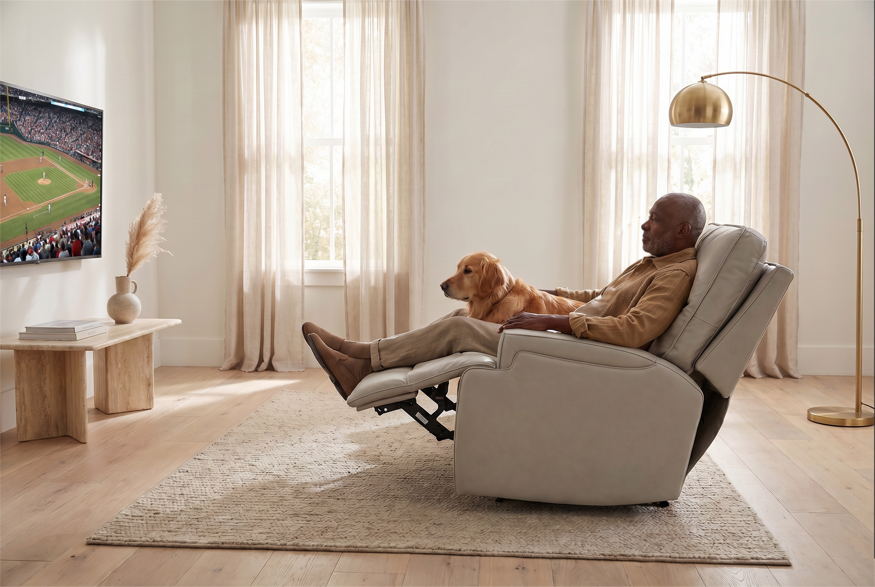 Atlas Fog Zero Gravity Power Reclining Sofa - Ornate Home