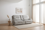 Atlas Fog Zero Gravity Power Reclining Sofa w/ Fridge - Ornate Home