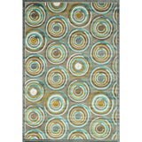 Atlas Gray/Aqua Large Area Rug - Ornate Home