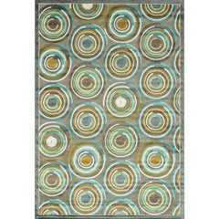 Atlas Gray/Aqua Large Area Rug - Ornate Home