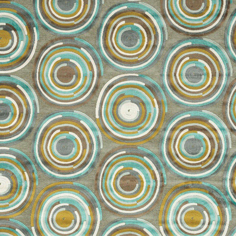 Atlas Gray/Aqua Large Area Rug - Ornate Home