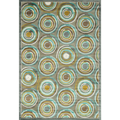 Atlas Gray/Aqua Medium Area Rug - Ornate Home