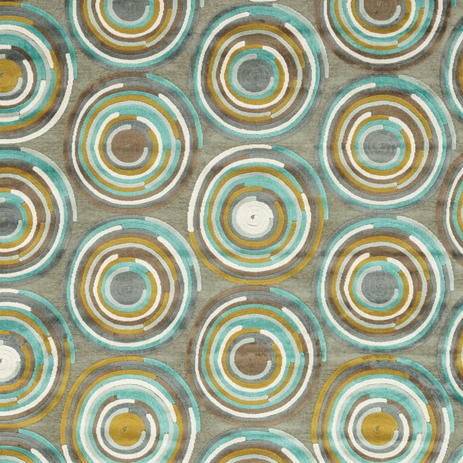 Atlas Gray/Aqua Medium Area Rug - Ornate Home