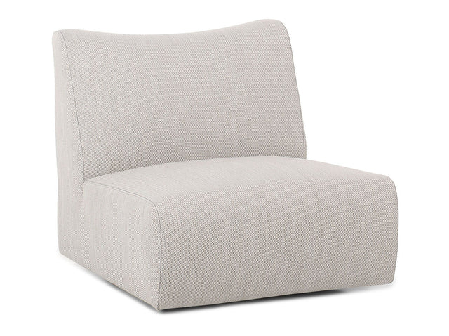 Atlas Light Gray Outdoor Swivel Accent Chair - Ornate Home