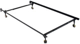 Atlas-Lock Black Bed Frame - Ornate Home