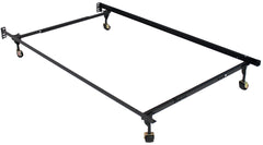 Atlas-Lock Black Bed Frame - Ornate Home