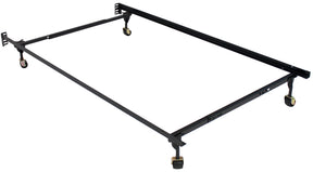 Atlas-Lock Black Bed Frame - Ornate Home