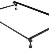 Atlas-Lock Black Bed Frame - Ornate Home