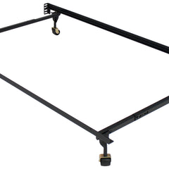 Atlas-Lock Black Bed Frame - Ornate Home