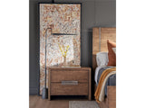 Atlas Medium Brown Oak Drawer Nightstand - Ornate Home