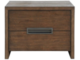 Atlas Medium Brown Oak Drawer Nightstand - Ornate Home