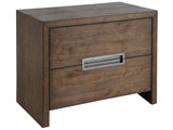Atlas Medium Brown Oak Drawer Nightstand - Ornate Home
