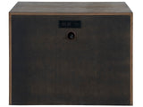 Atlas Medium Brown Oak Drawer Nightstand - Ornate Home