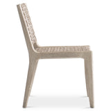 Atlas Sea Oat/Pampas Outdoor Side Chair (Teak Frame) - Ornate Home