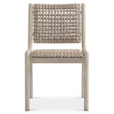Atlas Sea Oat/Pampas Outdoor Side Chair (Teak Frame) - Ornate Home