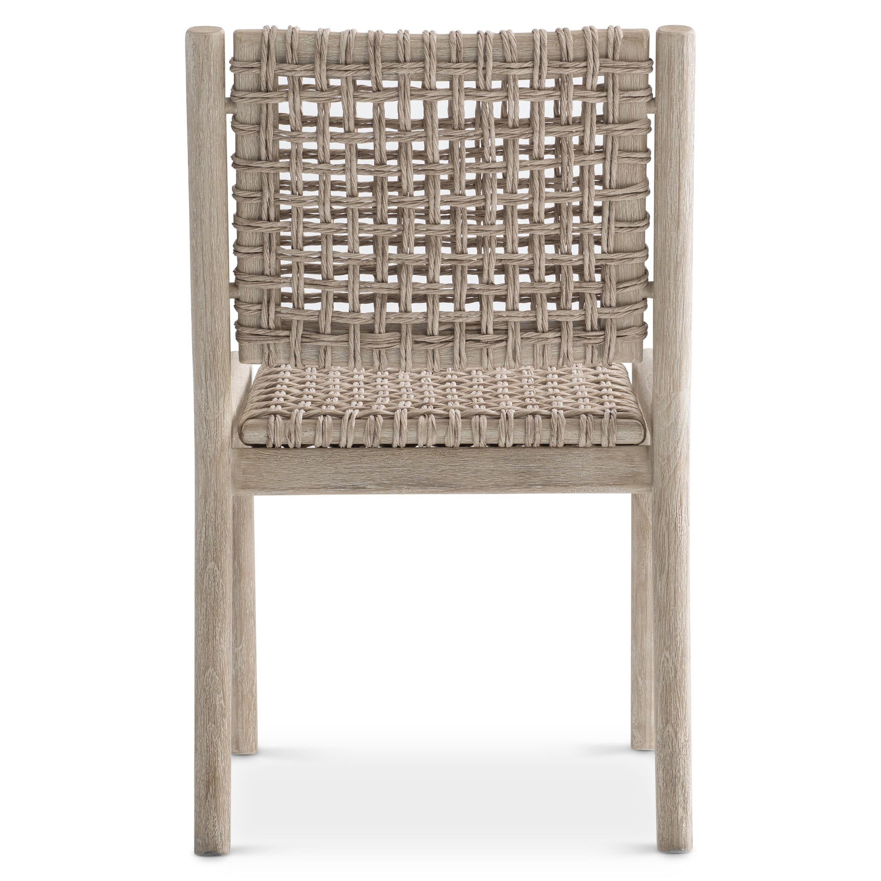 Atlas Sea Oat/Pampas Outdoor Side Chair (Teak Frame) - Ornate Home