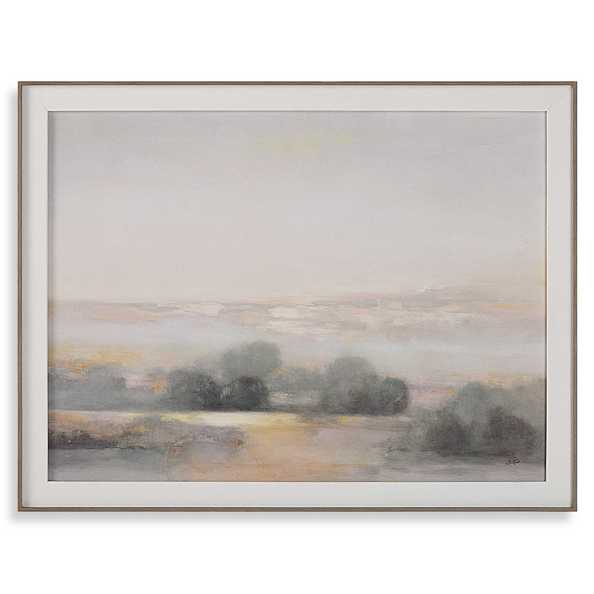 Atmospheric Neutral Multicolor Landscape Print - Ornate Home