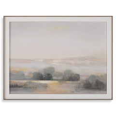 Atmospheric Neutral Multicolor Landscape Print - Ornate Home