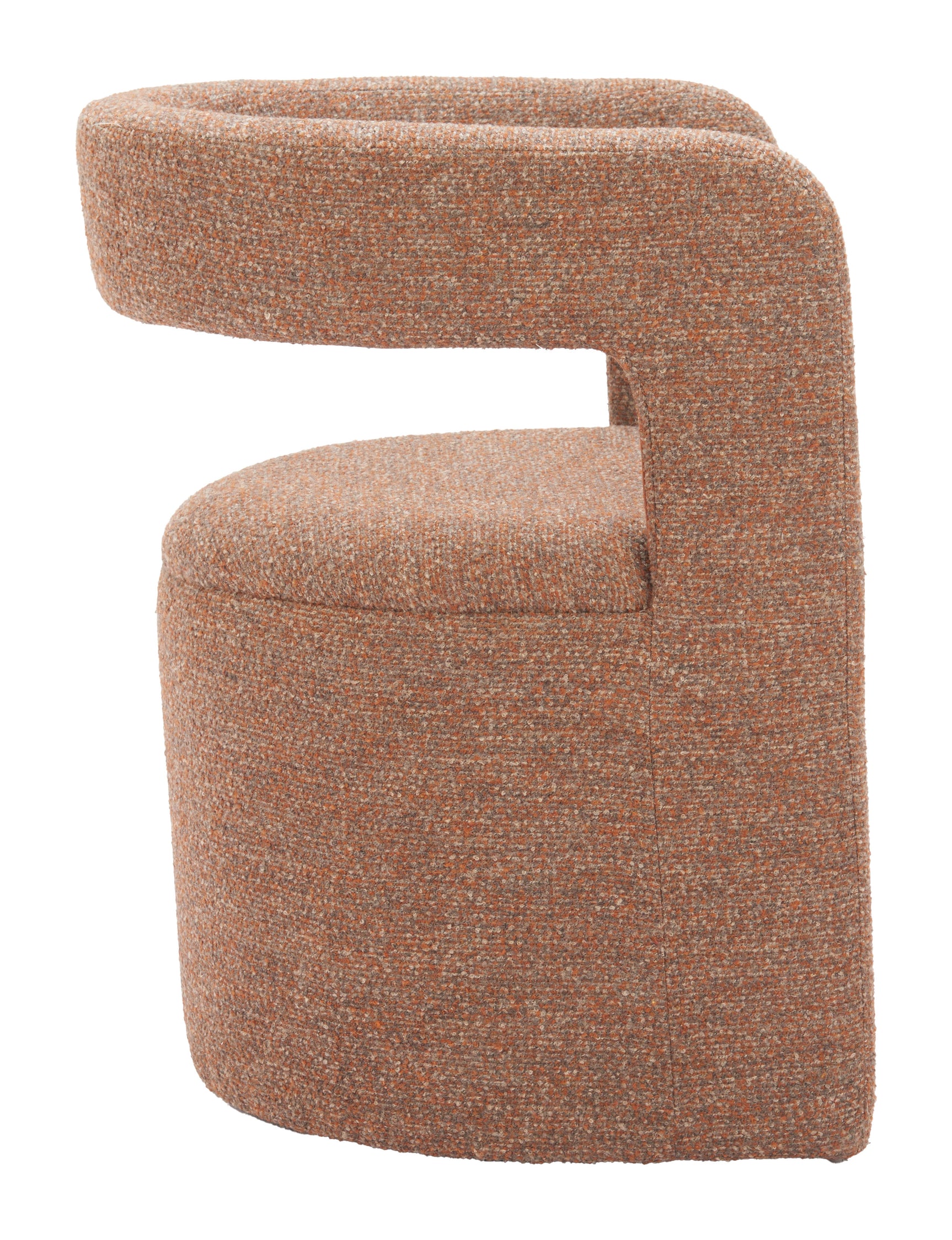 Atria Tawny Brown Accent Chair & Ottoman - Ornate Home