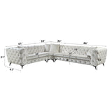 Atronia Beige Sectional Sofa - Ornate Home
