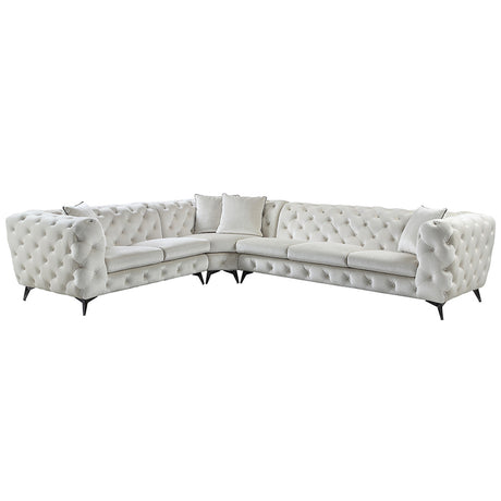Atronia Beige Sectional Sofa - Ornate Home