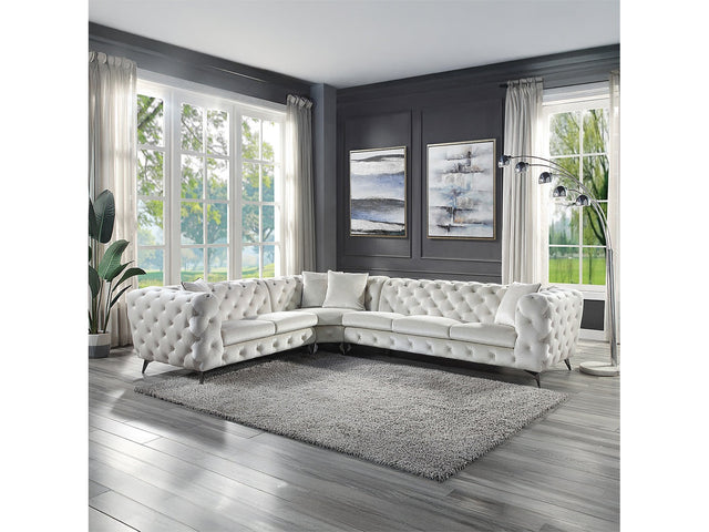 Atronia Beige Sectional Sofa - Ornate Home