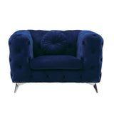 Atronia Blue Chair - Ornate Home