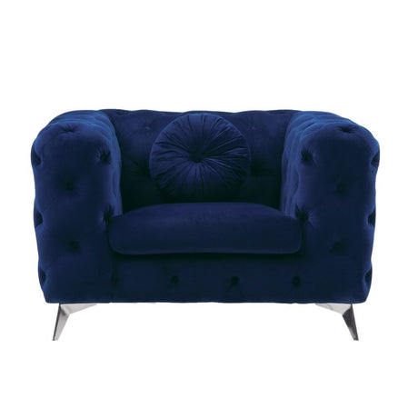 Atronia Blue Chair - Ornate Home